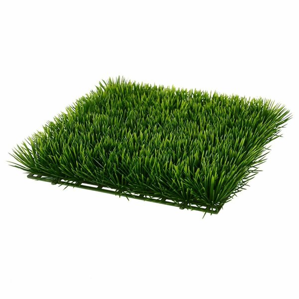 Dare2Decor 11 x 11 x 2.5 in. Green Grass Mat with UV Coated DA3265154